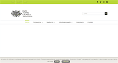Desktop Screenshot of enteteatrocronaca.it
